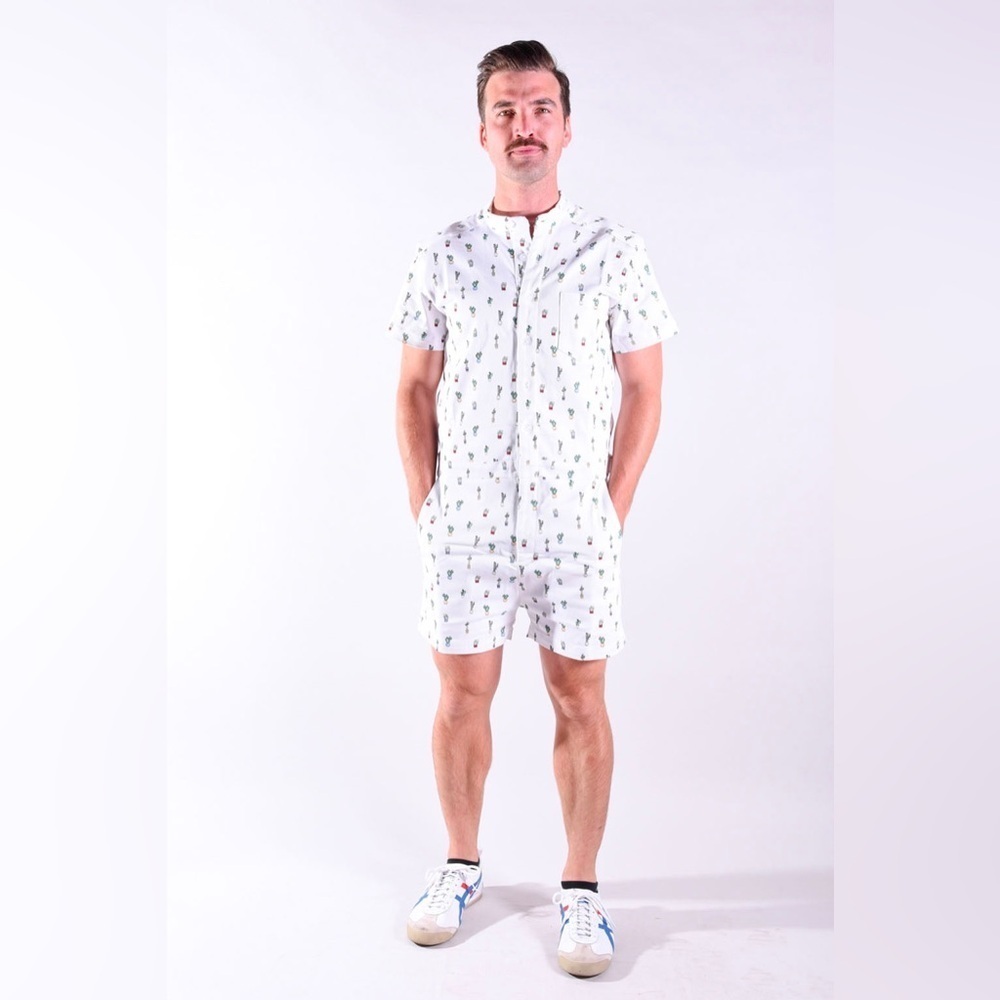 NWT The Original ROMPHIM Cactus Print Romper